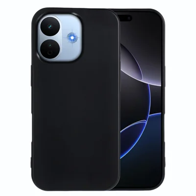 Obudowa TPU dla Xiaomi Redmi Note 17 Pro+ 5G / Xiaomi Redmi Note 17 Pro Max 5G, miękka matowa, antyodciskowa, tylna pokrywa - Czarny