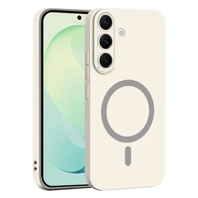 Achat en vrac pour étui magnétique Samsung Galaxy S26 FE, housse de téléphone en TPU souple - Blanc