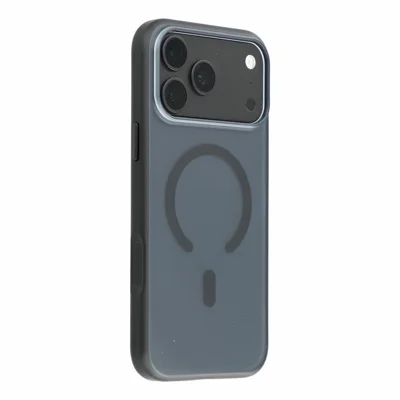 X-LEVEL for iPhone 18 Pro / 17 Pro Magnetic Case PC + TPU Shockproof Frosted Phone Cover - Transparent Black