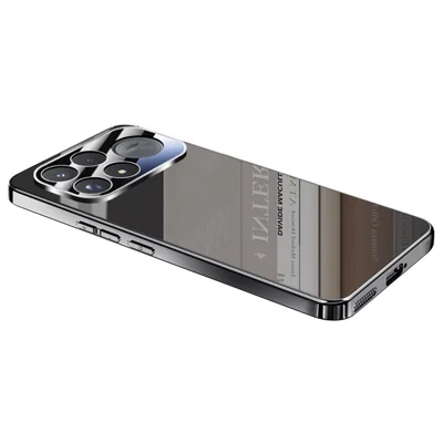 Pour Xiaomi Redmi K100 Pro Max 5G / Poco F9 Ultra 5G Coque Arrière en PC avec Protection d'Objectif - Noir