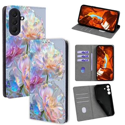 For Samsung Galaxy A27 5G Case Pattern Printed Magnetic Closure PU Leather Wallet Phone Cover - QMHD0003