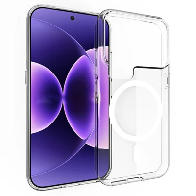 Folia magnetyczna do Xiaomi 18 Pro odporna na wodne znaki przezroczysta obudowa tylna z tworzywa TPU