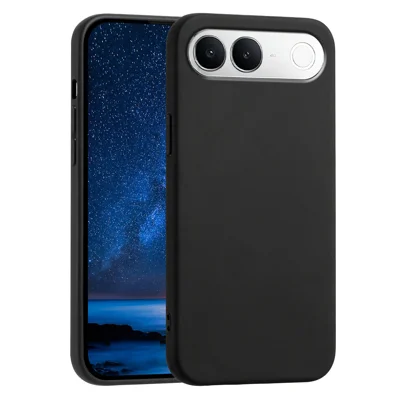  For vivo S2 5G Case Soft TPU Anti-Drop Non-Slip Texture Phone Cover - Black