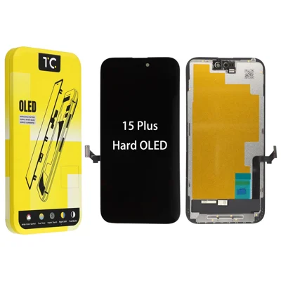 For iPhone 15 Plus Grade C TC Hard OLED Screen and Digitizer Assembly Replacement Part (without Logo)