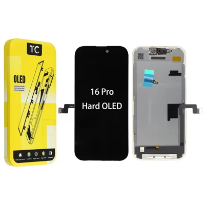 TC для iPhone 16 Pro ЖК-экран с OLED-панелью, поддержка широкой цветовой гаммы, функция True Tone, тактильная обратная связь, замена дисплея