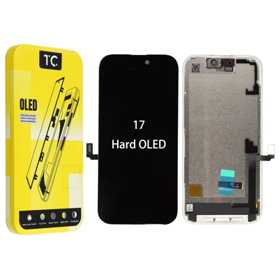 Заменяемая деталь OLED-экрана и дигитайзера класса C с жестким TC-покрытием для iPhone 17 (без логотипа)