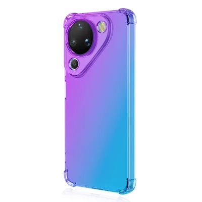 ENKAY per Huawei Pura 90 Custodia TPU - Angoli Posteriori Spessi, Protettiva Antiurto - Viola / Blu