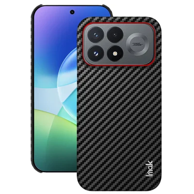  IMAK for Xiaomi Poco F9 Pro 5G Ruiyi Series Case Carbon Fiber Texture Leather + PC Protective Cover - As Shown