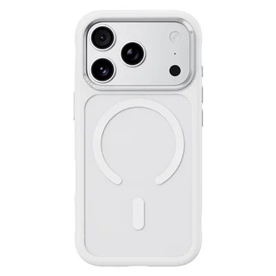 ROCK for iPhone 18 Pro Max / 17 Pro Max Magnetic Case Skin-Touch PC + TPU Phone Cover - White