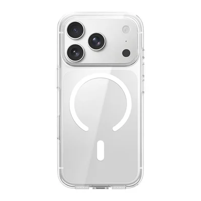 ROCK for iPhone 18 Pro / 17 Pro Clear Phone Case Compatible with MagSafe PC + TPU Phone Cover - Transparent