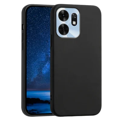  For Honor X6d 5G Case Soft TPU Anti-Drop Non-Slip Texture Phone Cover - Black