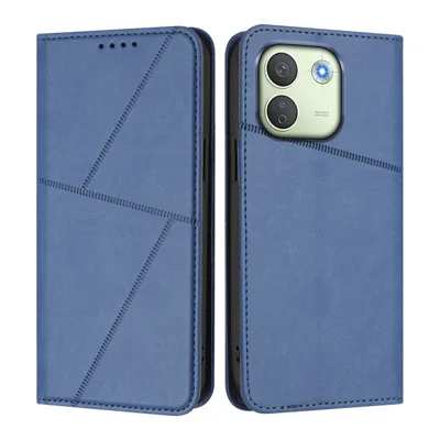 Etui portfelowe z magnesem dla Xiaomi Redmi Note 17 Pro Max 5G / Xiaomi Redmi Note 17 Pro+ 5G, skórzane etui typu flip z podstawką - Kolor błękitny królewski