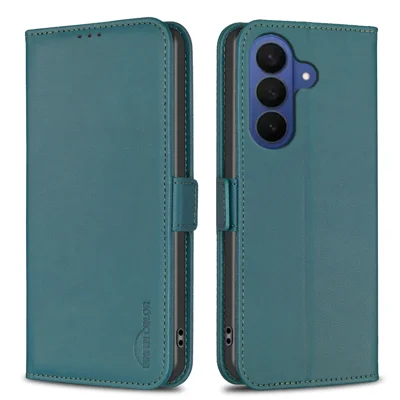  BINFEN COLOR for Samsung Galaxy S27+ Case  BF31 PU Leather Flip Folio Phone Wallet Cover - Green