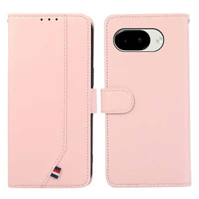 For Google Pixel 11a Case RFID Blocking Flip Leather Phone Cover - Pink