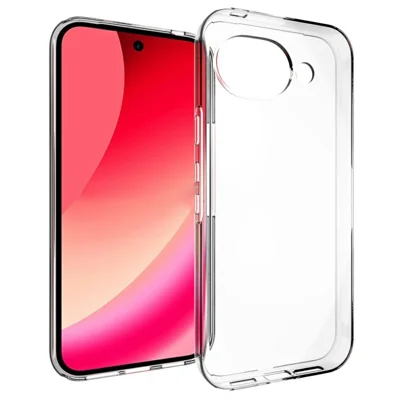 For Google Pixel 11a Case Watermark Resistant TPU Phone Back Cover - Transparent