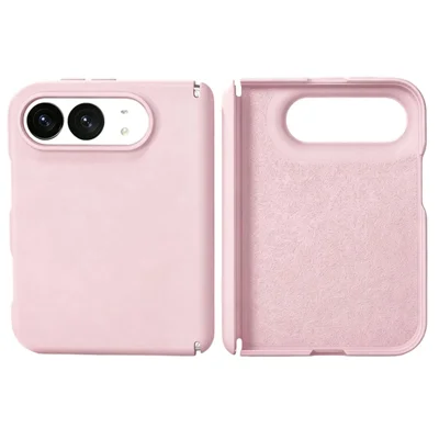 Obudowa iPhone Duo Case z dwuosiowym składaniem z silikonu ciekłego - różowy