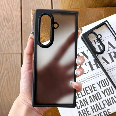 Чехол для Samsung Galaxy Z Fold8 Ultra, антицарапиновый, из поликарбоната, минималистичный складной чехол - матовый черный