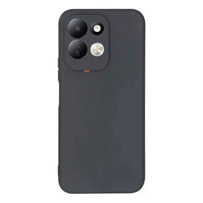 Für Xiaomi Redmi 17 4G / 5G Hülle Präzise Ausschnitte Gerades Design TPU Stoßfester Handy-Schutz - Schwarz