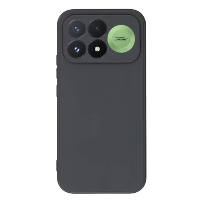 Coque pour Xiaomi Redmi K100 Pro Max 5G (Chine) - Dos en TPU souple avec doublure intérieure anti-rayures en fibre, housse de protection - Noir