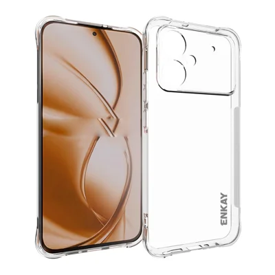  HAT PRINCE for Xiaomi Poco M8 Power 5G ENKAY  Clear Phone Case Shockproof Anti-slip TPU Cover - Transparent