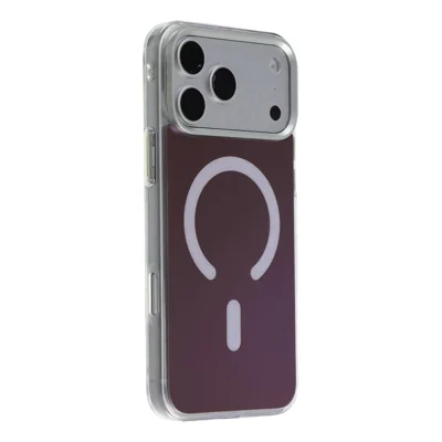 X-LEVEL For iPhone 18 Pro Max / 17 Pro Max Magnetic Case Compatible with MagSafe PC + Glass Phone Cover - Cherry Red
