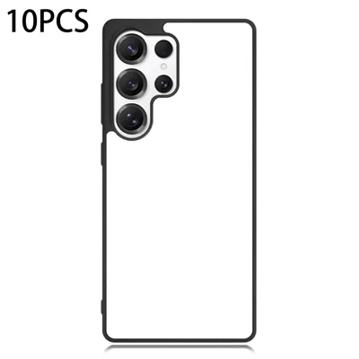 10Pcs for Samsung Galaxy S25 Ultra Sublimation Phone Case 2D TPU + PC Magnetic Back Cover Support Heat Transfer Printing