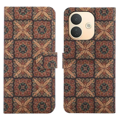 Til Xiaomi Redmi Note 17 Pro 5G Læder Wallet Case Bohemian-style TPU PU Telefonbeskyttelse med Stand - Hjerter