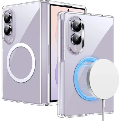 For Samsung Galaxy Z Fold8 Magnetic Case High Transparent Scratch Resistant 1.5mm PC Phone Cover