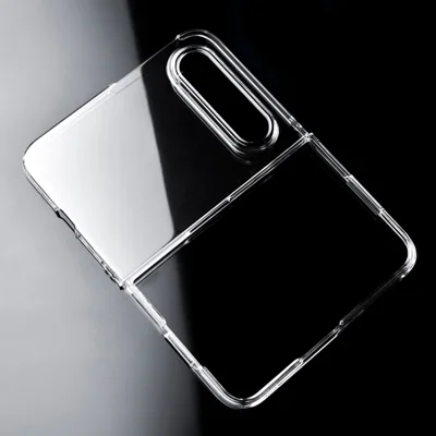 For Xiaomi 18 Fold Case TPU PC 2 in 1 Dropproof Clear Phone Cover - Transparent