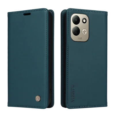YIKATU für Xiaomi Redmi 17 5G / Xiaomi Redmi 17 4G YK-001 Handyhüllen mit magnetischem Verschluss aus PU-Leder-Handyhülle - Grün
