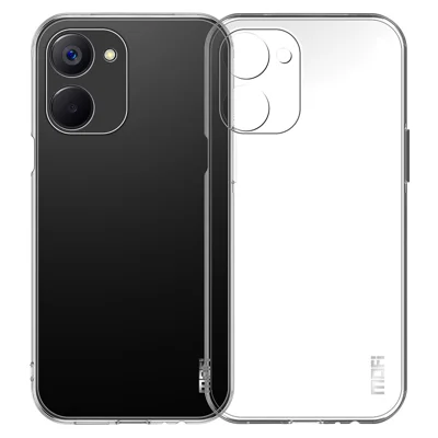 MOFI for Realme 10 Pro 5G Crystal Clear Slim Mobile Phone Case Anti-scratch Shockproof Soft TPU Phone Cover
