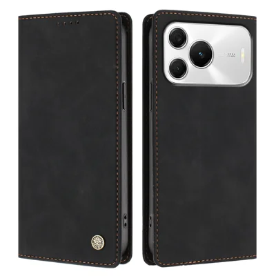  For Huawei nova 16 SE 5G Case HX RFID Blocking Wallet Stand Leather Flip Phone Cover - Black