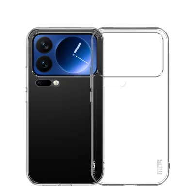 MOFI dla Xiaomi 18 Pro przezroczysta obudowa na telefon, ultra cienka pokrywa tylna TPU - przezroczysta