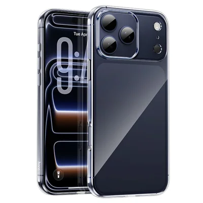 HOCO for iPhone 18 Pro / 17 Pro Case Clear TPU Soft Protective Phone Cover - Transparent