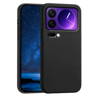 Etui na Xiaomi 18 Pro Miękkie etui TPU przeciwudarowe z antypoślizgową fakturą - Czarny