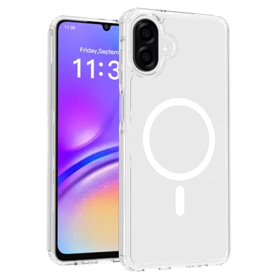 Magnetic Case For Samsung Galaxy A08 4G  /  A07s 4G  /  A07 4G 2.0mm Scratch Resistant TPU + PC Phone Cover - Transparent