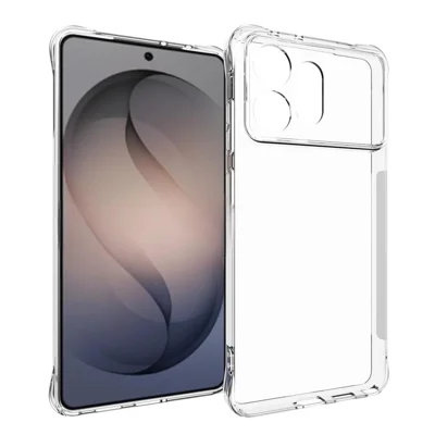  WANLONFENG for Samsung Galaxy S27 Ultra TM Series Clear TPU Case 2.0mm Phone Back Cover - Transparent