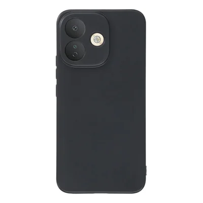 Voor Xiaomi Redmi Note 17 Pro 5G Hoesje Slank TPU Krasbestendig Mat Telefoonhoesje - Zwart