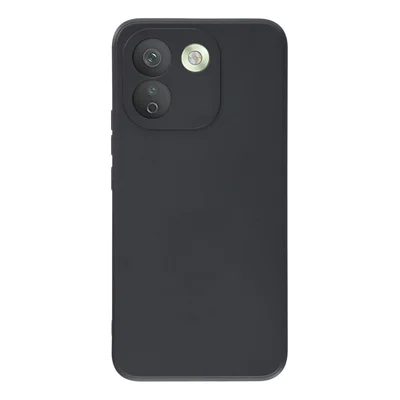 För Xiaomi Redmi Note 17 Pro Max 5G hårdskal TPU bakdel mjuk anti-skrapskyddad fodrad mobilskal - Svart