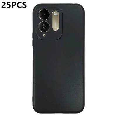 25 stk. til Xiaomi Poco M8x 5G taske 1,2 mm TPU matte telefondæksel - Sort