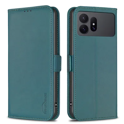 BINFEN COLOR Hülle für Samsung Galaxy S27 Ultra BF31 PU-Leder Flip-Folio-Handygeldbörse - Grün