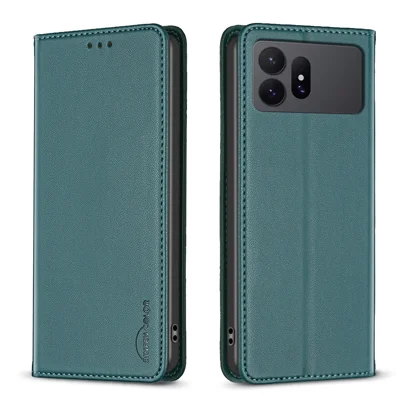 BINFEN COLOR for Samsung Galaxy S27 Ultra Leather Case  BF18 Phone Stand Cover with Card Slots - Green
