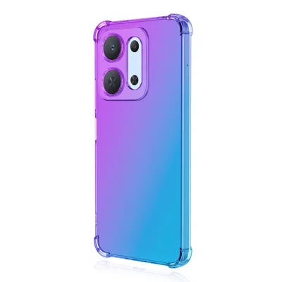 ENKAY для Xiaomi Redmi 17C 5G чехол из ТПУ, утолщенные углы, ударопрочный задняя крышка - фиолетовый / синий