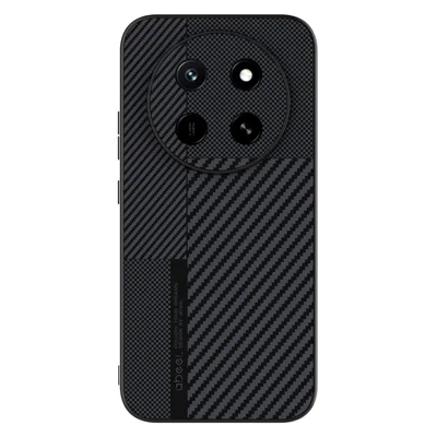 ABEEL För Honor X80 Pro Max 5G Light Armor Magnetisk Skal av Lyocell Fiber Läder + PC + TPU Anti Drop Telefonhölje - Rektangulärt Grid Fiber