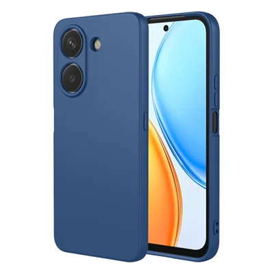 Capa para Honor X7e 4G, Toque de Silicone Líquido, Capa Protetora Macia em TPU - Azul