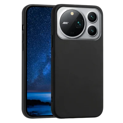 Capa para Honor Magic9 Pro Max 5G, Capa Macia TPU Anti-queda, Textura Anti-derrapante, Cor Preta