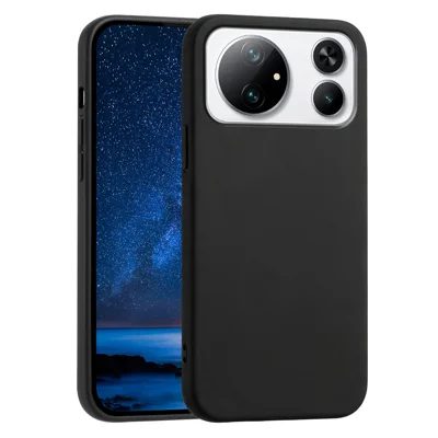 Чехол для Honor Magic9 Super Edition 5G, мягкий ТПУ, защита от падений, нескользящая текстура, черный