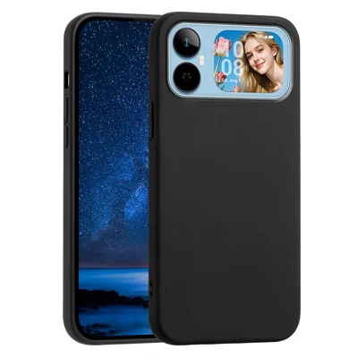  For Honor Play20A 4G Case Soft TPU Anti-Drop Non-Slip Texture Phone Cover - Black