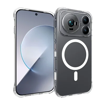 Bulk Purchasing For Honor Magic9 5G Magnetic Case TPU Anti-drop Phone Back Cover - Transparent