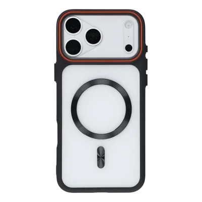 For iPhone 18 Pro / 17 Pro Case Frosted PC Back Protective Phone Cover - Black